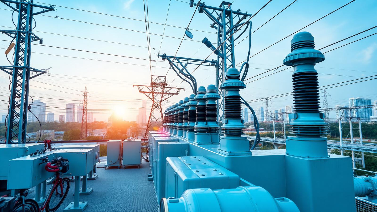 Electrical transmission infrastructure and energy grid equipment